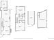 Detailed floor plan illustrating the layout of the first and second floors at 1612 N High St, Denver, CO 80218