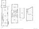 Detailed floor plan showcasing layout of first and second floor featuring room dimensions at 1612 N High St, Denver, CO 80218