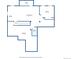 A basement floor plan showing the recreation room, bedroom, wet bar, and bathroom at 17490 W 67Th Ave, Arvada, CO 80007