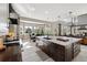 Large kitchen island with seating, perfect for entertaining and Gathering gatherings at 17490 W 67Th Ave, Arvada, CO 80007