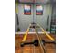 Mirrored home gym and ballet barre for exercise routine; fitness at home at 5893 Lasso Pl, Parker, CO 80134