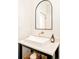 Chic powder room features an elegant mirror, modern vessel sink, and stylish fixtures, creating a sophisticated space at 1462 S Vine St, Denver, CO 80210