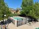 Community pool and patio area with landscaping offering residents a relaxing outdoor space at 20460 Oakbrook Ln, Parker, CO 80138
