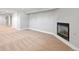 Spacious basement featuring neutral carpeting, fireplace, and ample room for flexible usage at 335 N 11Th Ave, Brighton, CO 80601