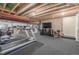 Spacious unfinished basement, featuring carpeted floors and a home entertainment area at 14258 Greenfield Loop, Parker, CO 80134