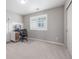 Bright office with desk, chair, modern trim, and natural light at 14258 Greenfield Loop, Parker, CO 80134