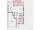 Main floor plan showcasing kitchen, dining, great room, study, and 3-car tandem garage at 4237 Ridgewalk Pt, Castle Rock, CO 80108