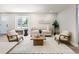 Bright living room with large windows, modern furnishings, and neutral color palette, creating an inviting atmosphere at 3082 S Florence Ct, Denver, CO 80231