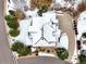 Bird's eye view of a house with snow covered roof at 1365 Gentry Pl, Castle Rock, CO 80104