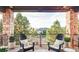 Deck with scenic views and comfortable seating at 1365 Gentry Pl, Castle Rock, CO 80104