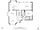 Detailed floor plan showcasing the layout of the kitchen, living room, dining room, and bedroom at 15498 E Dorado Pl, Centennial, CO 80015