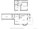 Floorplans for the first and second floors showing the room layouts, measurements, and their connection at 8422 Everett Way # C, Arvada, CO 80005