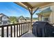 Balcony with grill and views of the community at 31112 Black Eagle Dr # 103, Evergreen, CO 80439