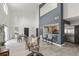 Bright, open living space with high ceilings, modern kitchen, and stylish furniture at 837 E 17Th Avenue # 2K, Denver, CO 80218