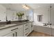 Luxurious bathroom with double vanity, soaking tub, and a walk-in shower at 2614 Hillcroft Ln, Castle Rock, CO 80104