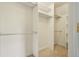 Walk-in closet with built-in shelving and carpeted floor at 351 Bannock St, Denver, CO 80223