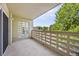 A calming balcony features trees and sunny views at 610 S Alton Way # 7C, Denver, CO 80247
