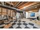 Unfinished basement with storage space and high ceilings at 2633 Garganey Dr, Castle Rock, CO 80104