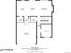 Layout design of the main level featuring the kitchen, living room, dining area, foyer, and a bedroom at 2633 Garganey Dr, Castle Rock, CO 80104