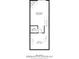 Floorplan showing the layout of the living room, bath and utility room at 9659 W Cornell Pl, Lakewood, CO 80227