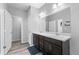 Bathroom boasting a double vanity and lots of space at 4078 Happy Hollow Dr, Castle Rock, CO 80104