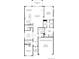 Detailed floor plan showcasing the home's layout with bedrooms and living spaces at 20 Leafy Aster Ln, Castle Rock, CO 80104