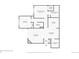 Floor plan displays layout, room dimensions, and relationships of rooms in home at 8445 S Holland Way # 205, Littleton, CO 80128