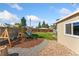 Enjoy the outdoors with a play area and storage shed, making this yard a dream at 1253 Uinta St, Denver, CO 80220