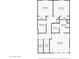 Floorplan showing Bedrooms, Closets, Bathrooms and Stairs at 3654 Penang Dr, Castle Rock, CO 80109