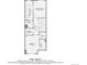 Floorplan featuring a primary bedroom, two baths, laundry, hall, and walk in closet at 453 S Quay Street, Lakewood, CO 80226