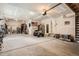 Spacious garage with high ceilings and ample space for storage and recreation at 12185 S Grass River Trl, Parker, CO 80134