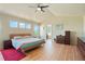 Spacious main bedroom featuring vaulted ceilings and plenty of natural light at 21395 E Greenwood Pl, Aurora, CO 80013