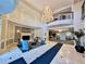 Beautifully designed lobby with a fireplace, chandelier, and an elegant seating area, creating a grand entrance at 1827 N Grant St # 1104, Denver, CO 80203