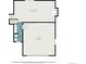 Floor plan featuring Gathering room, laundry, bath, and garage, with clear dimensions for reference at 92 Helena Cir, Littleton, CO 80124