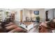 Cozy living room featuring a decorative coffee table and classic sofas at 92 Helena Cir, Littleton, CO 80124