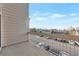 Condo balcony offering neighborhood views and parking at 4866 S Dudley St # 9, Littleton, CO 80123