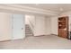 The finished basement offers stairs to the upper level and provides extra room for customization and use at 1371 W 133Rd Way, Denver, CO 80234