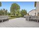 Spacious deck featuring built in seating and plenty of space for entertaining at 11029 Grouse Ct, Parker, CO 80134