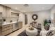 Modern living space featuring a kitchenette, cozy seating area, and contemporary decor for comfortable living at 2323 S High St, Denver, CO 80210
