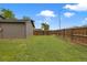 Backyard with grass at 18396 E Mexico Pl, Aurora, CO 80017