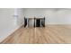 Finished basement with new floors and convenient access to a staircase and gated area at 18396 E Mexico Pl, Aurora, CO 80017