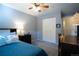 Bedroom with carpet, natural light and a double door closet at 7328 S Kit Carson St, Centennial, CO 80122