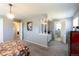 The main bedroom has a seating area and an attached bathroom at 7328 S Kit Carson St, Centennial, CO 80122
