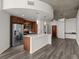 Modern kitchen featuring stainless steel appliances and a large island, ideal for entertaining at 891 14Th St # 2314, Denver, CO 80202