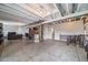 Unfinished basement featuring open layout with bikes, seating and an access to the upper level at 18103 House Finch Ln, Parker, CO 80134