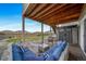 Inviting backyard patio with comfortable seating, perfect for outdoor relaxation and entertaining at 18103 House Finch Ln, Parker, CO 80134