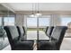Dining room with scenic views and modern lighting fixtures at 7160 W Stetson Pl # 27, Littleton, CO 80123