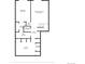 A detailed floor plan showcases the layout of first floor at 7160 W Stetson Pl # 27, Littleton, CO 80123