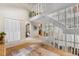 Interior view of a split-level staircase at 7160 W Stetson Pl # 27, Littleton, CO 80123