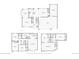 Detailed floor plan illustrating the layout of the home's three levels, including room dimensions at 7513 Simms Ct, Arvada, CO 80005